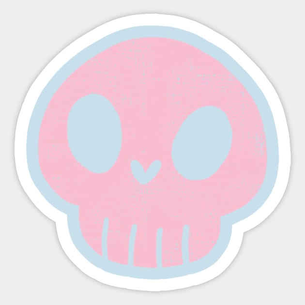 DEAD IN PINK Sticker by Hzdoodles